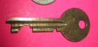 Vintage Mosler Flat Skeleton Key   97068 The Mosler Safe Co Hamilton Oho Usa