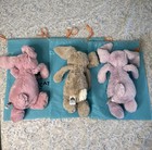 Jellycat Medium Bashful Bunny   s Lot Pink brown lilac With Dust Bags