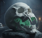 New Large  Vampire Skull Replica     Gothic Horror Decor With Fangs