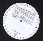 Nuclear Weapon Effects Computer No 1 - Blundell Rules Circular Slide Rule For Cd