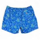 Tommy Bahama Lined Swim Trunks Mens 2xlb Blue Floral Drawstring Swimsuit Shorts