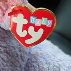 Ty Pillow Pals Moocowbaby Purple   Pink Plush Beanbag 2000 Pa-1555