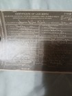 1942 Tennessee Birth Certificate