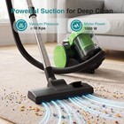 Olixis Canister Vacuum Cleaner automatic Retractable Cord washable Hepa Filter