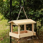 New Bird Feeders For Outside Hanging  Wild Feeder House Cardinals Finches Wooden