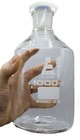 Eisco 1000ml  33 8oz  Glass Reagent Bottle With Acid Proof Polypropylene Stopper