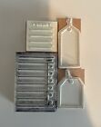 Journaling Scrapbook Rubber Wood Mounted Stamps  Memo tags to Do List