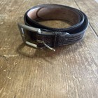 Vtg Justin Men   s Lizard Belt 252c J l  Will   s Western Store Tulsa Size 40