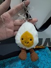 Jellycat Amuseables Boiled Egg Keychain     Soft Plush Bag Charm Toy Gift - Nwt