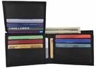 Mens Genuine Cowhide Leather Credit id Card Holder Bifold Wallet Slim Purse Gift