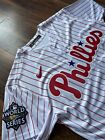  nwt  Bryce Harper Philadelphia Phillies 2022 World Series Patch Jersey  large 