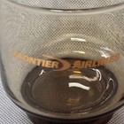 Libbey Frontier Airlines Smoked Lowball Whiskey Glass Rocks Old Fashioned 8 Oz