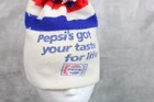 Vintage Pepsi Cola Winter Knit Ski Cap Hat Made In Usa