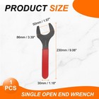 Single Open End Wrench 50mm Metric U-shaped Spanner With Red Shank