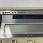 Vintage Sharp Calculator Compet Qs-2125 D12
