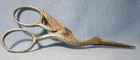 Vintage Solingen Germany Stork Embroidery Scissors   Hepner   Co 