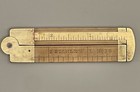 Vintage  pre 1920  Stanley No  36 Boxwood   Brass 6  Folding Rule W Caliper 
