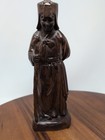 Folk Art Hand Carved Korean Man And Woman In Traditional Wear