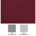2 Pack Full Size Ultra Soft Brushed Microfiber Top Flat Sheets Burgundy