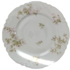 Vintage Theodore Haviland Limoges Pink Dogwood Dinner Plate Snack France Floral