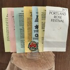 78th Annual Portland Rose Festival Vtg Numbered Lapel Pin   307   Coupons 1984