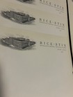 Letterhead 10 Sheets Of Rice Stix 1940s Vintage Stationery Unused Lot