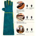 Animal Handling Gloves Leather Sleeve Bite Proof Dog Cat Bird Reptile Protection