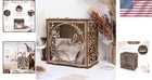 Rustic Wood Wedding Card Box Holder For Wedding And Party Decor