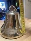 Heavy Brass Ship Bell   Loud  Nautical Watch Duty Signal 8 Inch 6 1 2 Lb  
