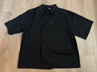 Dickies Dc124 Chef Coat Short Sleeve Donatello Classic New Nwt Black Men   s 2xl