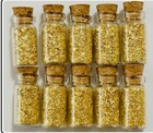 10 Glass Bottles Of Gold Flakes   1ml    Lowest Price Online   