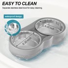 Pet Heated Bowl For Cat Dog  Freeze-proof Warming Animal Food Feeder With Ant   