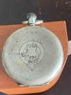 Vintage 47 60mm Abelco Swiss Pocket Watch  Keeping Time  Fine Silver Case-  935