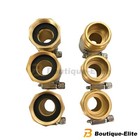 3 4  5 8  Garden Mender End Repair Kit Water Hose Male Female Connector W  Clamp