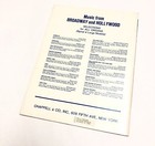 Camelot Selections 6 Songs All Organ Spinet Large Models Chappell 1963 D1