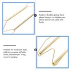 10 Pcs Spring Hanging Pan Hook Plate Hanger Wall Decorative Rack