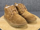 Ugg Neumel Boot Men s Size 8 Chukka Boots Chestnut Brown Suede Fur Lined 3236