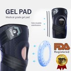 Knee Sleeve Compression Brace Support Meniscus Sport Joint Pain Arthritis Relief