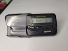 Motorola Express Xtra Flex Pager Black Vintage Beeper Powers On Works