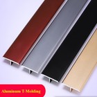 50cm 19 6in 6-colors Aluminum T-molding Transition Strip For Hardwood Flooring