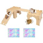 Guinea Pig Hideout guinea Pig House With Stairs And Waterproof Mats guinea Pig 