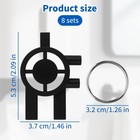 8pcs Dispenser Key Replacement For Cintas Sanis  3in1 Toilet Paper Towel Hold   