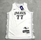 Luka Doncic Nike Authentic  77 Size Xxl Dallas Mavericks City Edition White