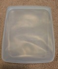 Stasher Platinum Silicone Food Grade Reusable Storage Bag  Clear  1 2 Gallon 