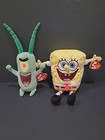 Ty Ty Beanie Babies Spongebob Patrick Squidward Mr  Krabs Plush Lot New W  Tags