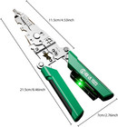 18 In 1 Foldable Wire Stripper With Electricity Measurement Function   Dual Alar