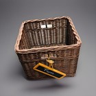 Rare Pottery Barn Kids Sabrina Dark Brown Basket 12    X 12    X 9    Size Large See