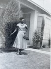 2 Vintage Photos Black African American Women 1950s Fashion Snapshots