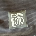 De Soto Riviera Mens Triathlon Shorts Black Tri Bike Swim Run Shorts Size M