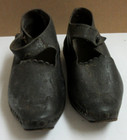 Very Early Antique Leather Child s Shoes Estate Find